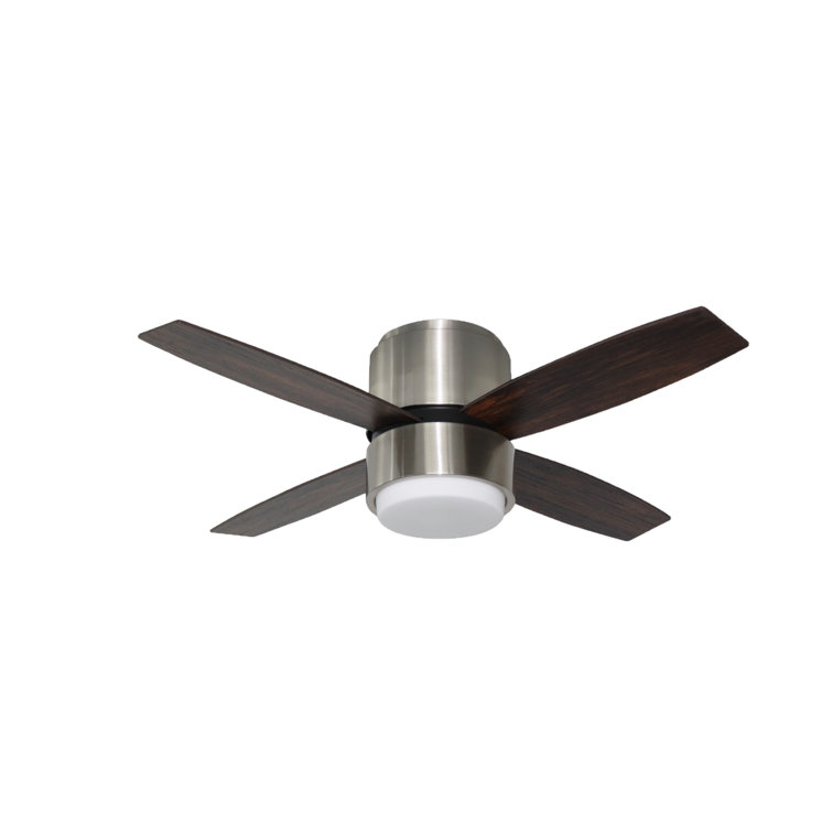 Prism 42 inch Brushed Nickel LED Ceiling Fan with Light Kit and Remote Control