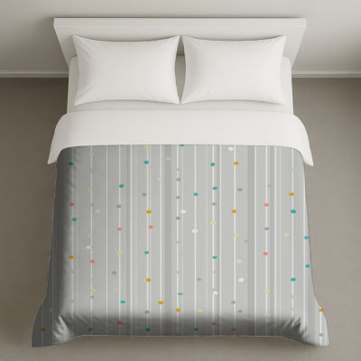 Polka Dots Bedding Pattern Duvet Cover Modern