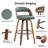 Artnagullian Swivel Vegan Leather Counter And Bar Stools-120950966-120950963