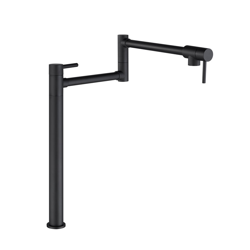 Extension Pot Filler Faucet In - 360 Rotation And Foldability, Brass Construction, Double Handles For Accurate Water Delivery, Corrosion Oxidation Resistance Treatment With Extending Finish, Made,