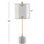 Ensemble de lampes de table standard 29 po Caralee