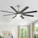 66" Brixham 8-Blade Modern Ceiling Fan with LED Light and Remote Control