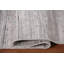 Tapis oriental gris argenté à rayures Gabbeh 9 x 12