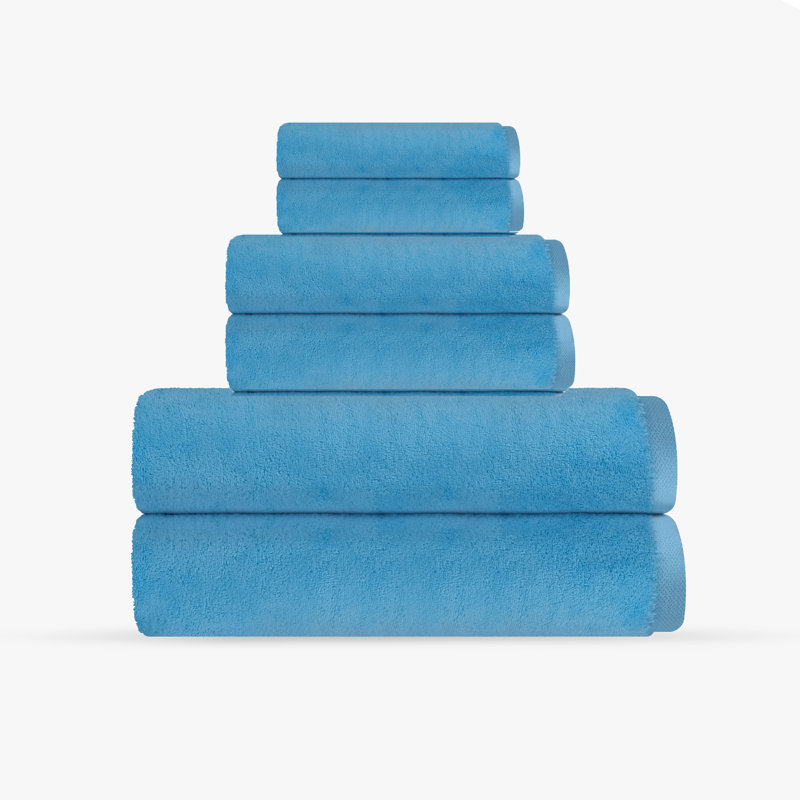 Mac 6 pcs Turkish Towels Set, Seaglass