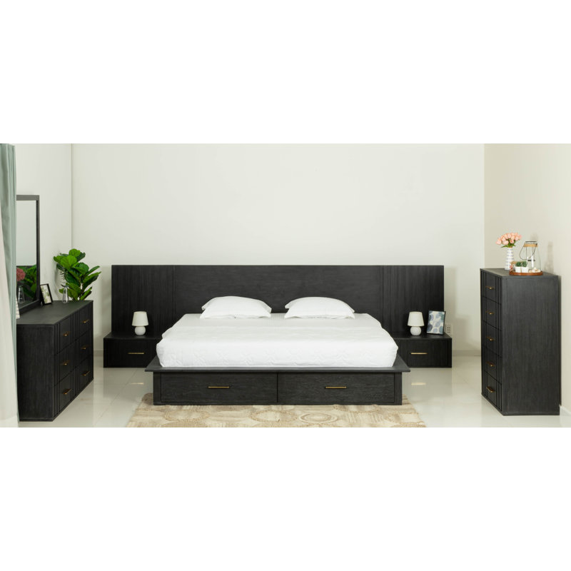 Nantucket Gray Wood Nightstand