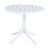Round Plastic dining Table with sturdy legs