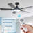 52 in Ceiling Fan with Lights and Remote for Bedroom, Living Room and Patio-1145072188-1145072185