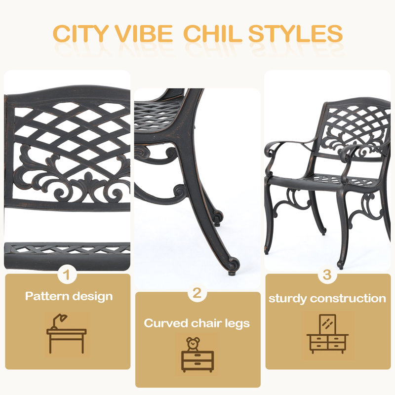 CHAISE (ensemble de 2), Cuivre