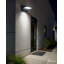 Luminaire mural DEL intégré de 40 W à coupure totale, usage commercial, avec batterie de secours, détecteur de mouvement et cellule photoélectrique, 5 000 K, noir.