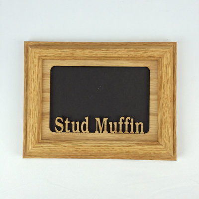 Oak Solid Wood Picture Frame with Mat