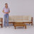 Maher Acacia 5 - Person Modular Patio Conversation Sets with Cushions-273247656