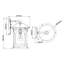 Hollydale White Outdoor Wall Lantern-1232408296