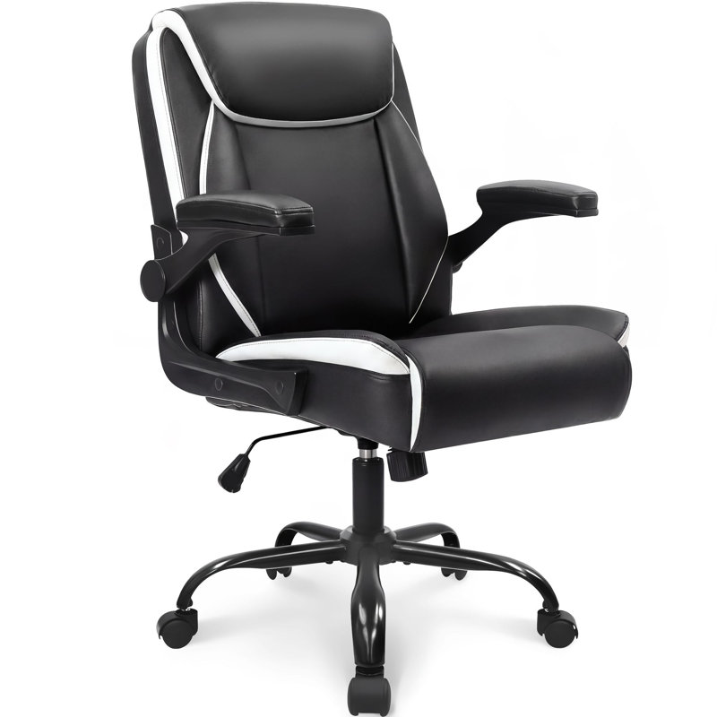 Chaise de bureau Nakysha, Noir