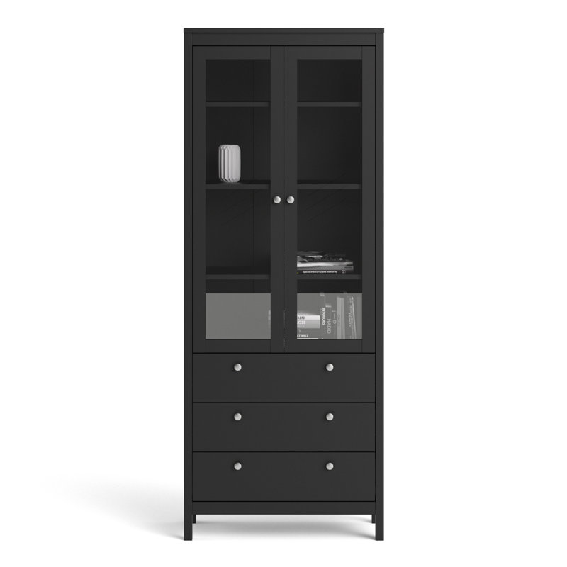 Cynsere Display Cabinet, Black