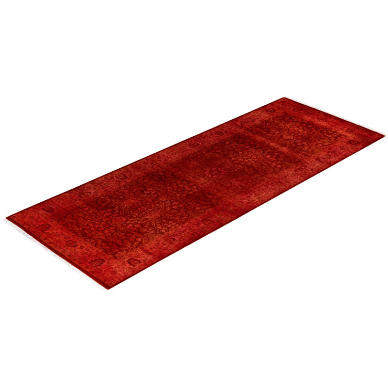Overyed One-of-a-Kind Runner 3' X 8'3" Hand Knotted Area Rug