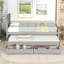 Lit plateforme simple avec lit gigogne et tiroirs, blanc (ancien sku: WF298815AAK)-743337470