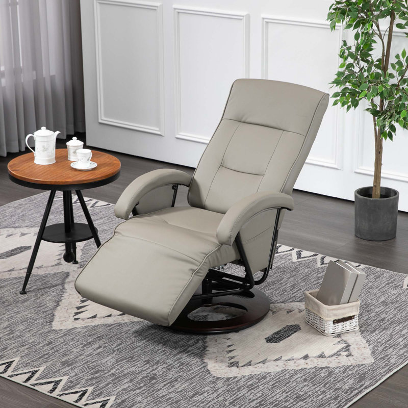 PU Recliner With Footrest