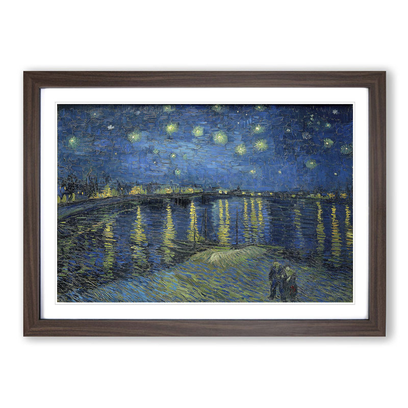 Vincent Van Gogh - Single Picture Frame Painting, Walnut