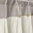 Cotton Blend Striped Window Valance