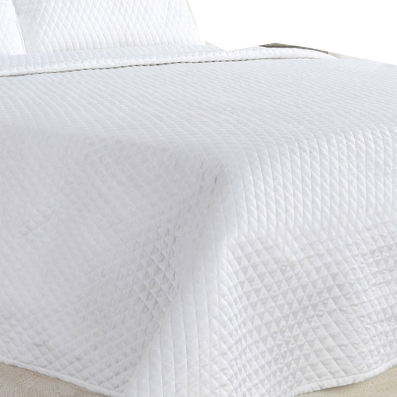Winthrop Quilt, King Quilt, White