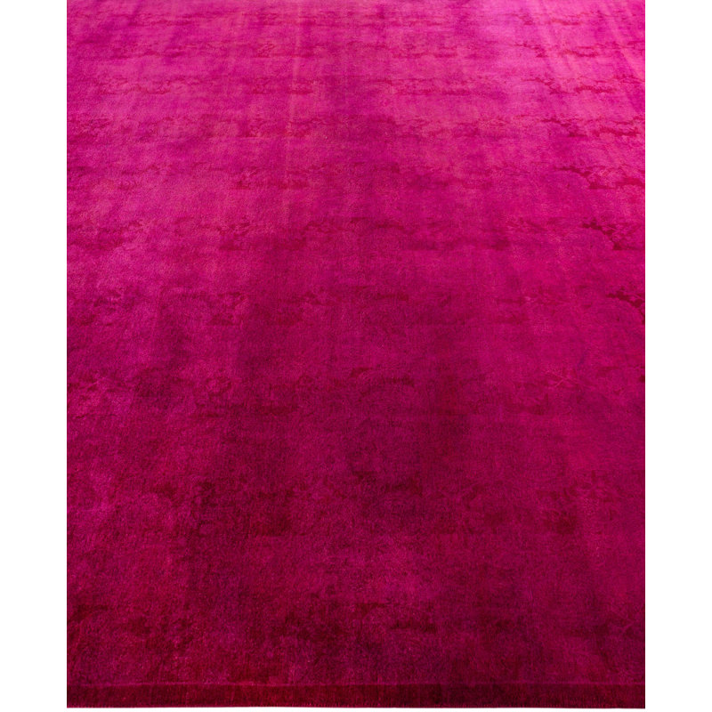 Overdyed One-of-a-Kind 8' 2" X 10' 6" Hand Knotted Area Rug