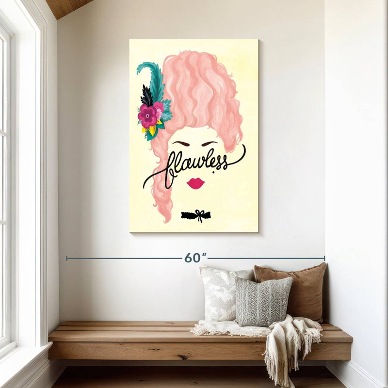 Marie Antoinette impeccable, H 45 po x l 30 po