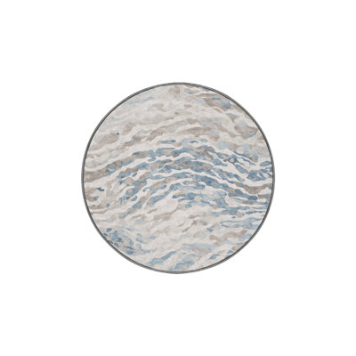 Machine Washable Gray Area Rug