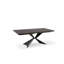 Dahndray Extendable Oak Metal Base Dining Table-262357464-262357465