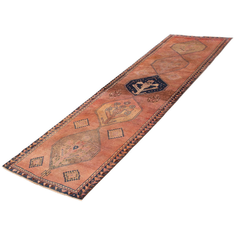 Tapis de couloir unique en laine 3 pi 9 po x 13 pi Forsan