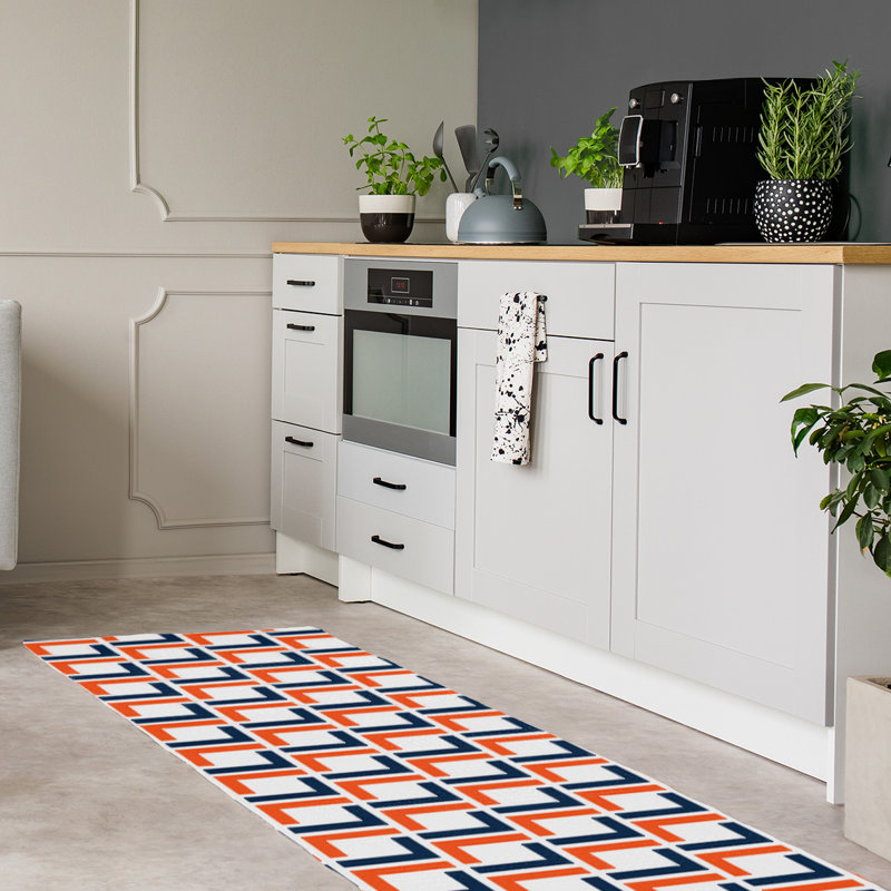 Tapis de couloir blanc