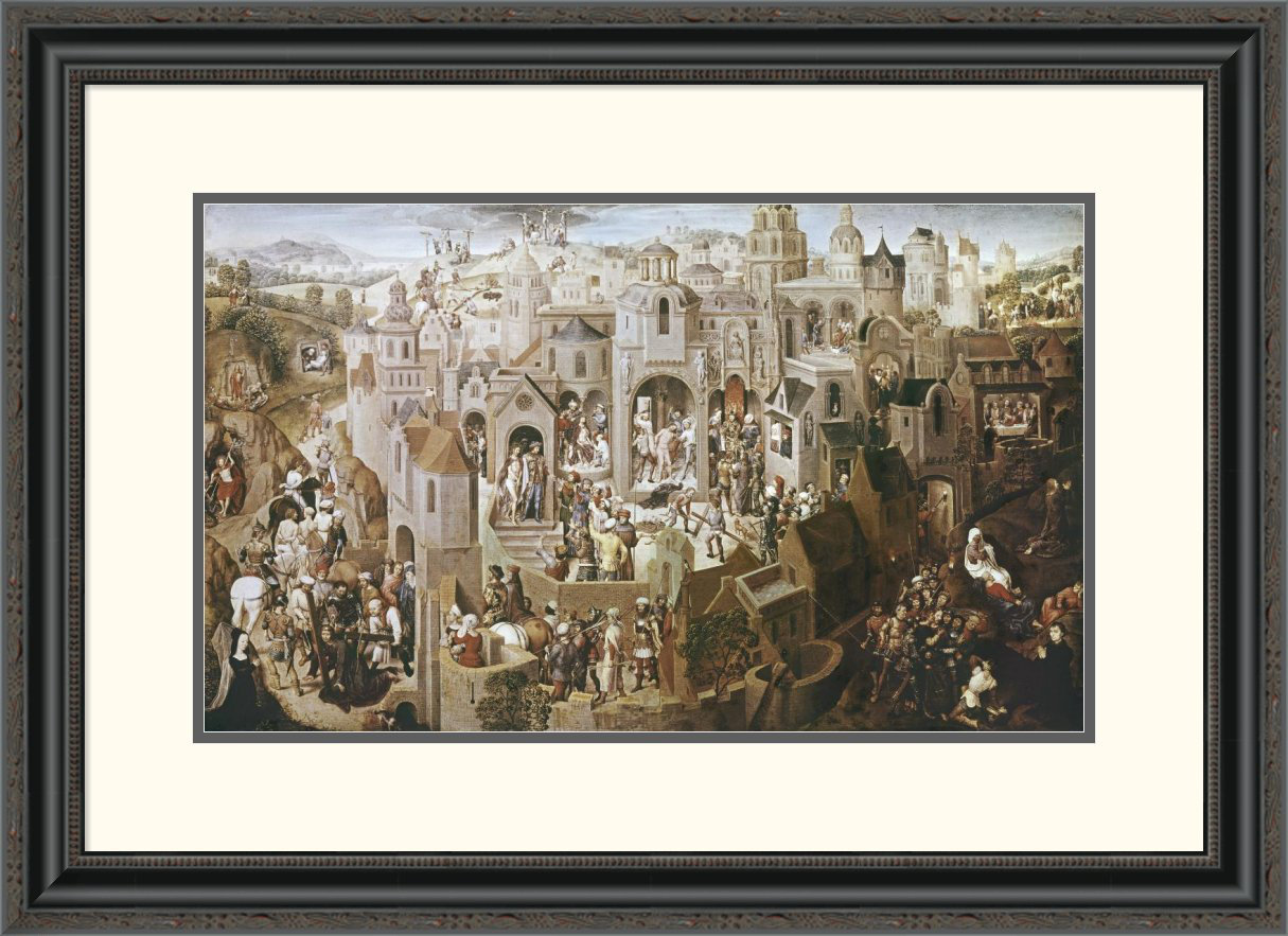 Global Gallery 'Passion of Christ' by Hans Memling Framed Painting ...