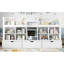 Lit mezzanine avec tablettes et rangements multiples-775267505