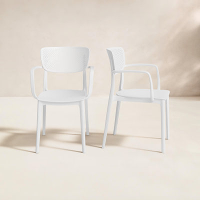 Farrah Stackable Patio Armchair