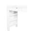 Meuble-lavabo blanc avec 31 conceptions, éclairage réglable et tiroirs de rangement séparés-1103503529