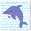 Art sur toile d pour dauphins Hidalgo-1220003533