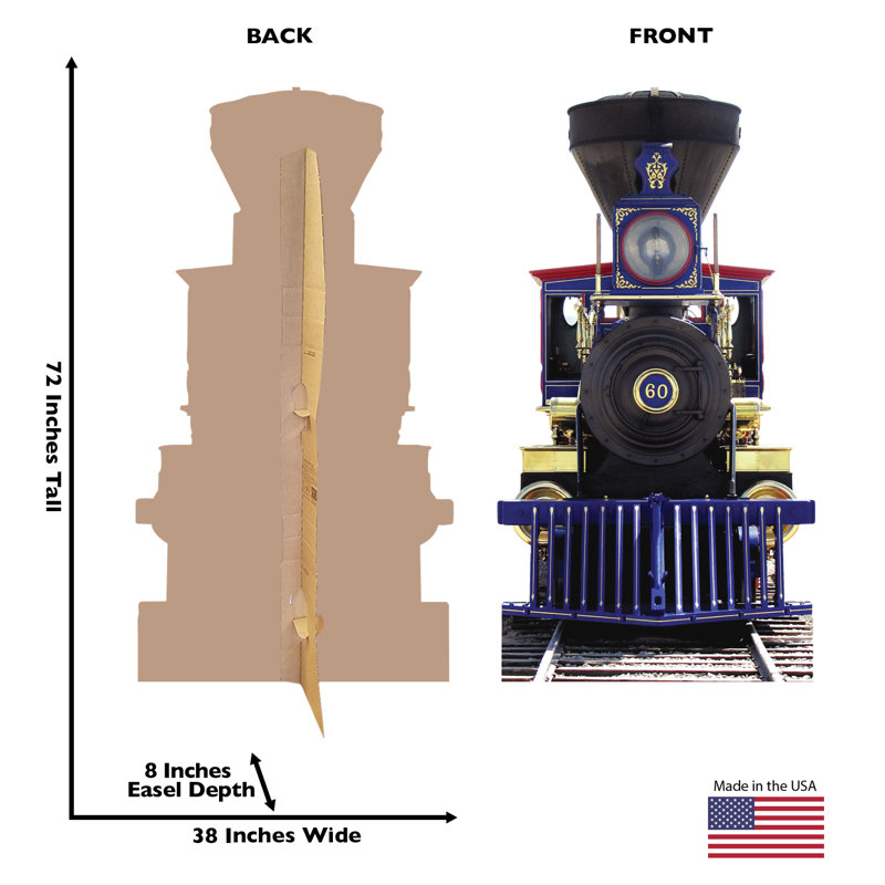 CP 60 Jupiter Train 6ft Cardboard Stand-Up