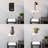 VIVO Universal White 12" Tensegrity Speaker Stand, Floating Tabletop Platform