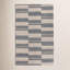 Boulder 2X3 Indoor Outdoor Handwoven Stripe Charcoal Area Rug By Kosas Home-2637933