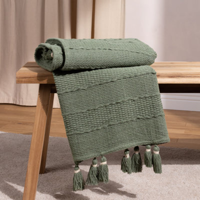 Caliche Textural Weaves Throw Blanket