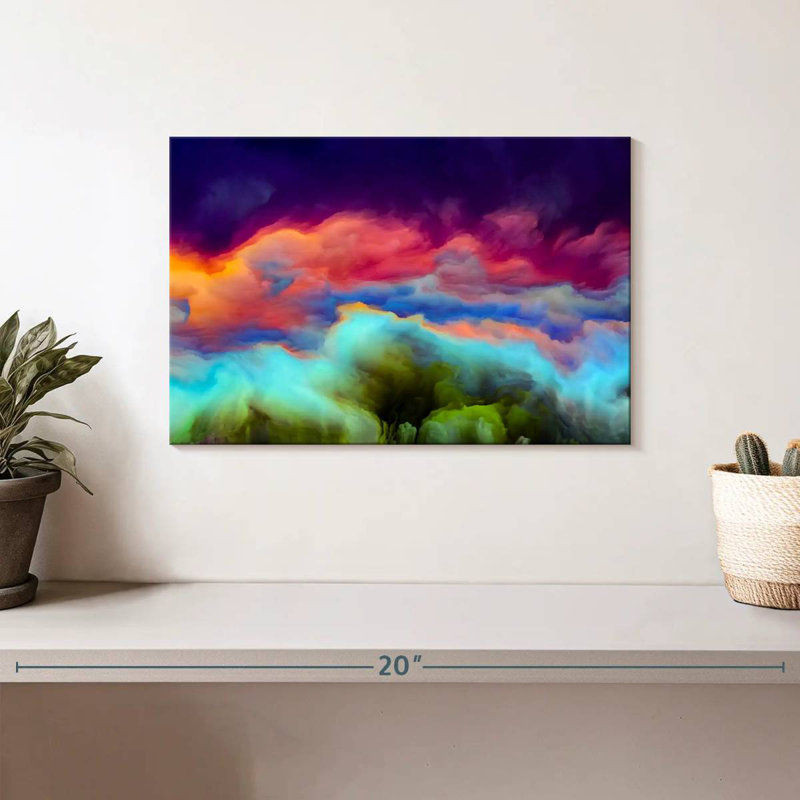 Avery Colorful Cloudscape, 8" H x 12" W