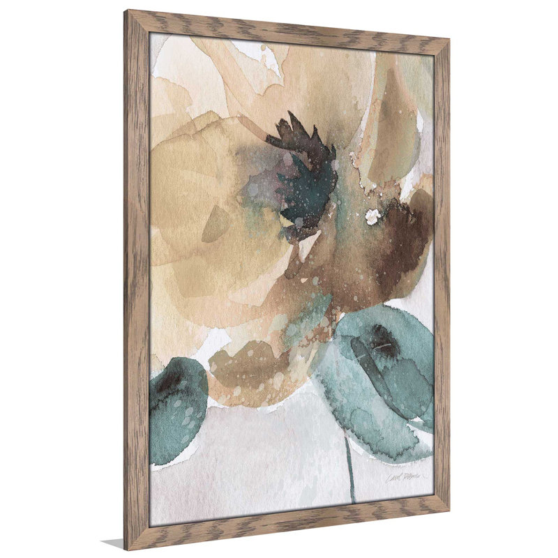 « aquarelle de dépilament ii », reproduction de peinture à l’aquarelle encadrée, H 27,5 po x l 21,5 po x P 0,75 po