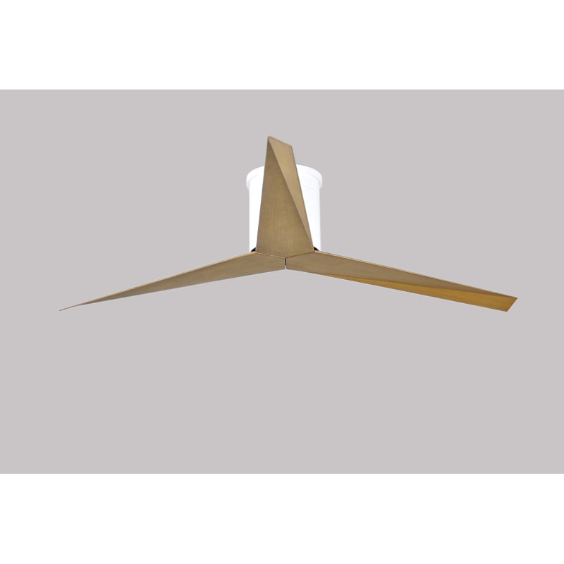 Eliza Ceiling Fan, Gray Ash Tone, Gloss White