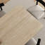 Ensemble de table de salle à manger rectangulaire minimaliste moderne-109602853