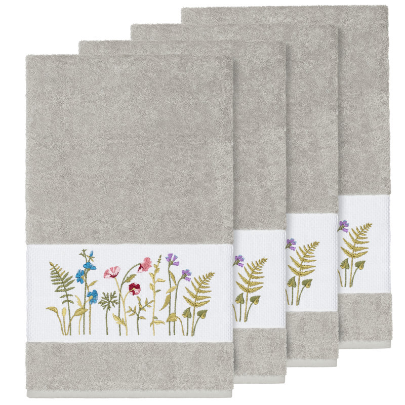 Serenity Midweight Bath Towel, Light Gray
