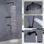 Système de douche mural complet 10 po avec douchette et douchette-121399192