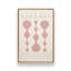 «Pink Retro Bauhaus», affiche sur toile encadrée-435705068-435705069