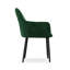 Bierman 48cm H Tufted Velvet Upholstered Dining Armchair, Black Metal Legs-1197049699-1197049706