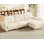 Modular Corner Sofa, L-shaped Couch With Movable Ottoman, Comfy Corduroy Couch With Spring Cushion