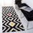Sandweiler Hand Tufted Wool And Viscose Geometric Rug-1401659274