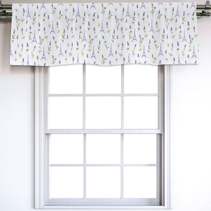 Sateen Ruffled Window Valance